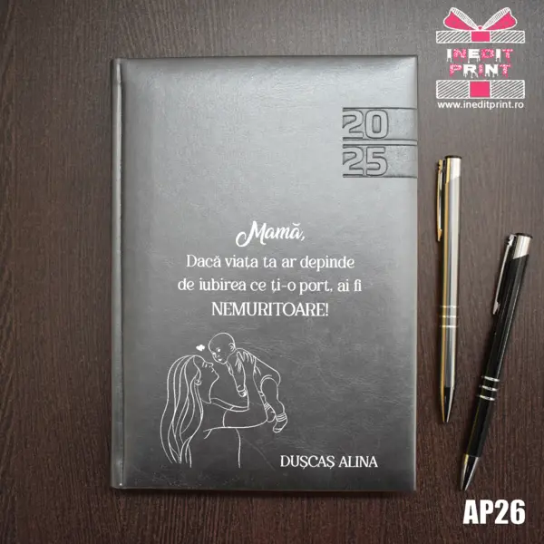 Agenda personalizata 2025 Ziua mamei AP26 GRI NARNI, DELUXE PREMIUM