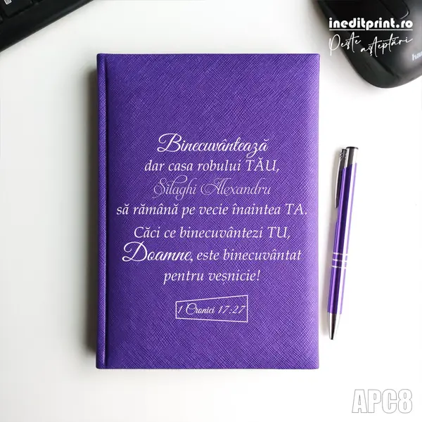Agenda personalizata 2026 1 Cronici 17:27 APC8 NEDATATA RT, Mov-Adria