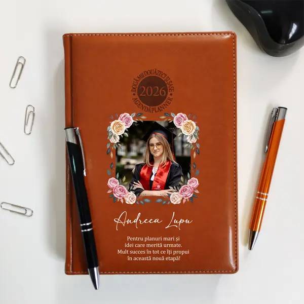 Agenda personalizata 2026 absolvent AP45 DELUXE PREMIUM, Amsterdam Maro