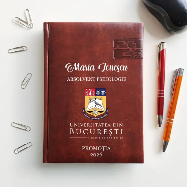 Agenda personalizata 2026 absolvent AP47 DELUXE PREMIUM, Narni Maro