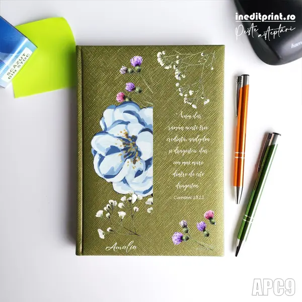 Agenda personalizata 2026 Corinteni 13:13 APC9 NEDATATA RT, Verde-Adria