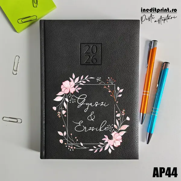 Agenda personalizata 2026 Cuplu AP44 DELUXE H, Edolo Maro