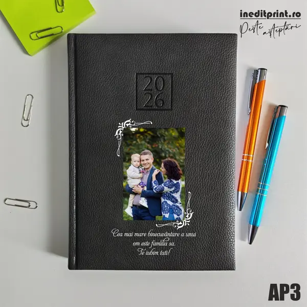 Agenda personalizata 2026 Foto + Text AP3 DELUXE H, Edolo Maro