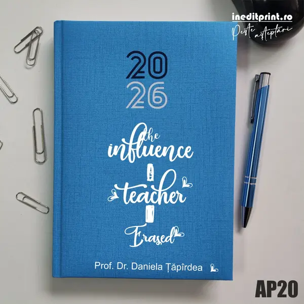 Agenda personalizata 2026 Good Teacher AP20 Datata C, Turcoaz