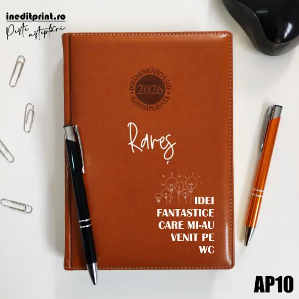 Agenda personalizata 2026 Idei noi AP10 DELUXE PREMIUM, Amsterdam Maro