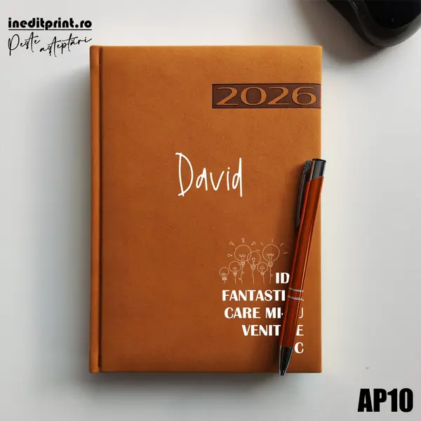 Agenda personalizata 2026 Idei noi AP10 DELUXE PREMIUM, Teano Maro