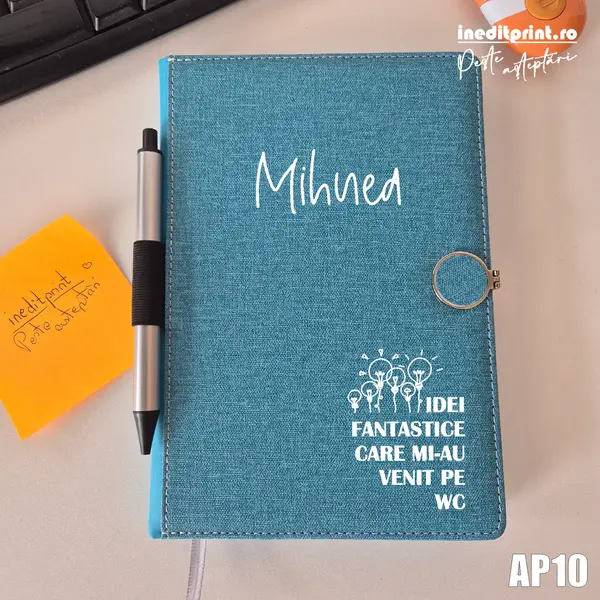 Agenda personalizata 2026 Idei noi AP10 NEDATATA AD, TURCOAZ CP