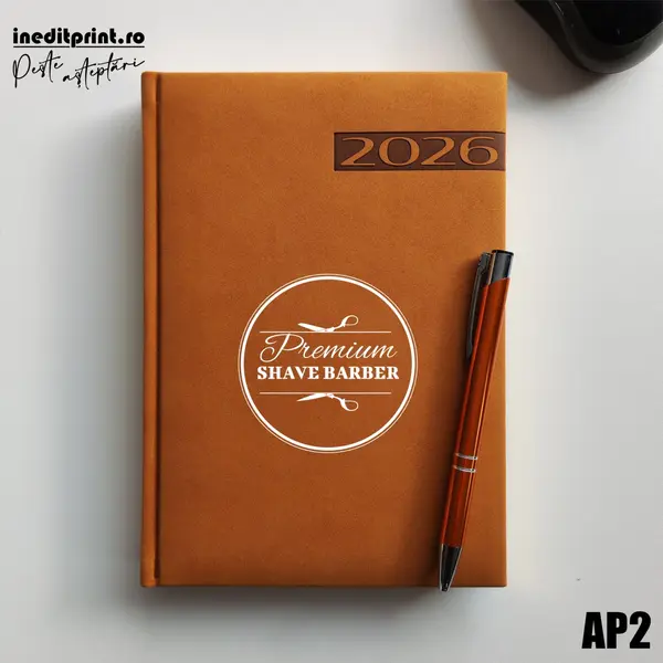 Agenda personalizata 2026 Logo + Nume AP2 DELUXE PREMIUM, Teano Maro