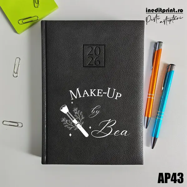 Agenda personalizata 2026 Make-Up AP43 DELUXE H, Edolo Maro