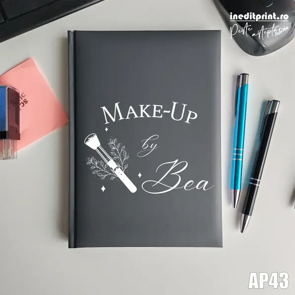 Agenda personalizata 2026 Make-Up AP43 NEDATATA RT, Gri
