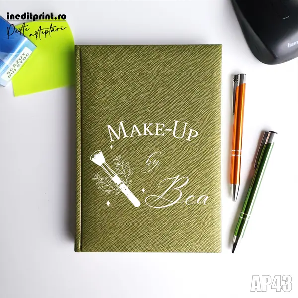 Agenda personalizata 2026 Make-Up AP43 NEDATATA RT, Verde-Adria