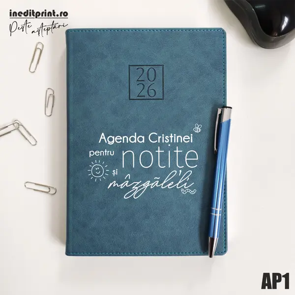 Agenda personalizata 2026 mazgaleli - AP1 DELUXE PREMIUM, Chianti Verde Cyprus