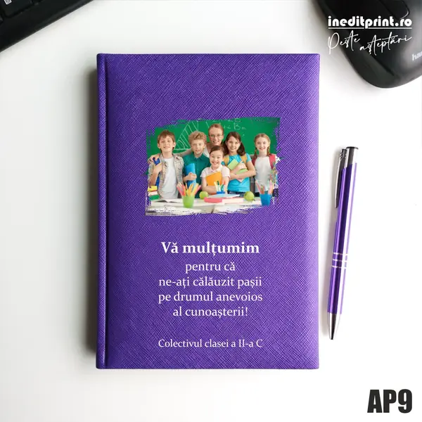 Agenda personalizata 2026 Multumiri AP9 NEDATATA RT, Mov-Adria