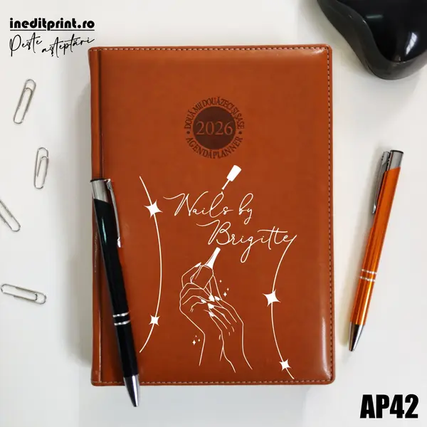 Agenda personalizata 2026 Nails By AP42 DELUXE PREMIUM, Amsterdam Maro