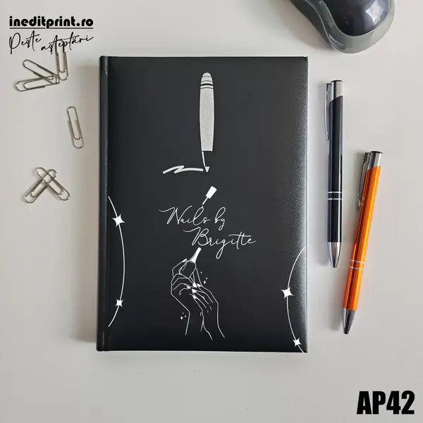 Agenda personalizata 2026 Nails By AP42 NEDATATA H, NEGRU