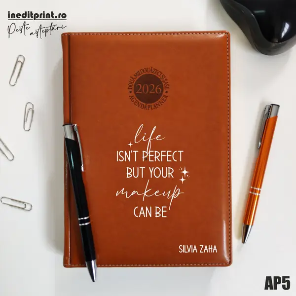 Agenda personalizata 2026 Perfect makeup AP5 DELUXE PREMIUM, Amsterdam Maro