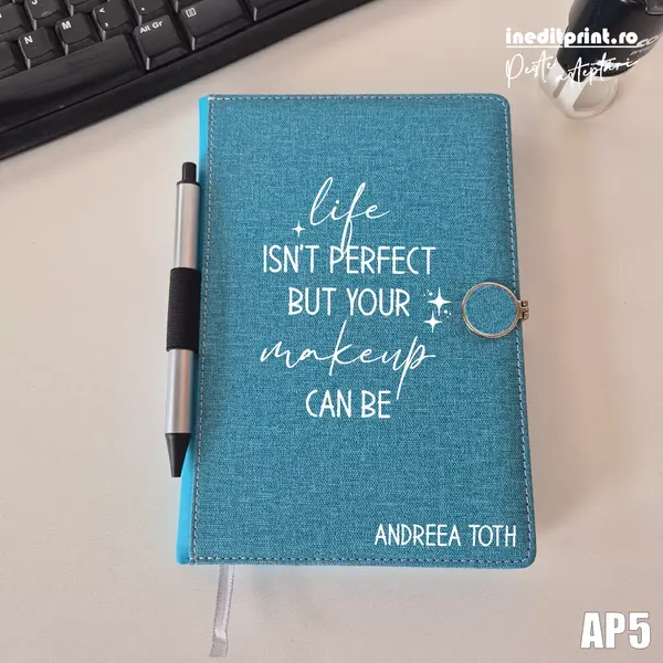 Agenda personalizata 2026 Perfect makeup AP5 NEDATATA AD, TURCOAZ CP
