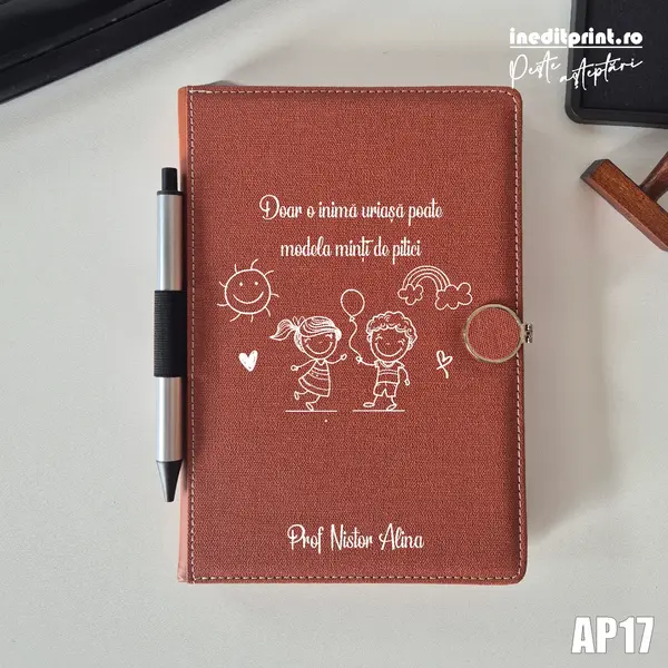 Agenda personalizata 2026 Profesoara AP17 NEDATATA AD, Maro CP