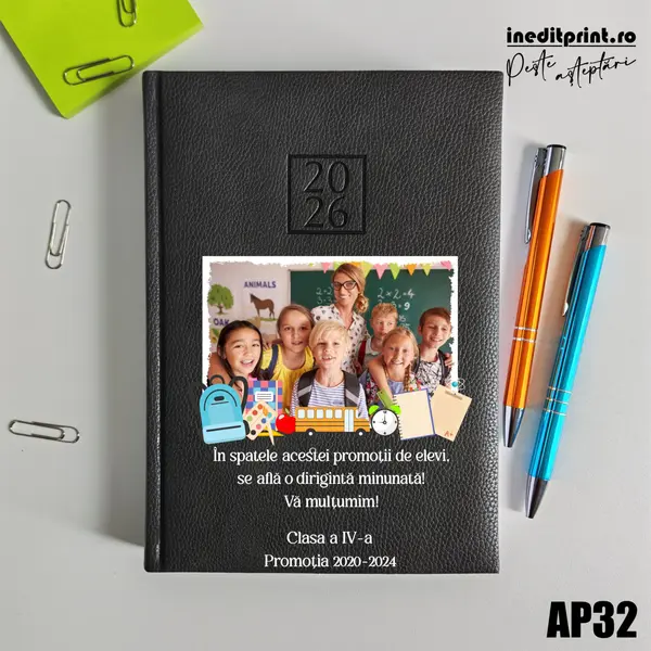Agenda personalizata 2026 Profesori AP32 DELUXE H, Edolo Maro