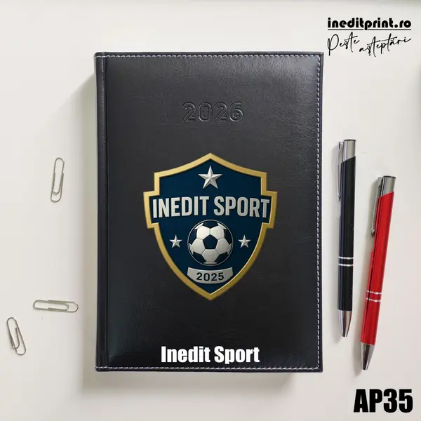 Agenda personalizata 2026 Sport AP35 DELUXE H, Corinaldo Negru