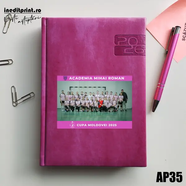 Agenda personalizata 2026 Sport AP35 DELUXE PREMIUM, Narni Purpuriu