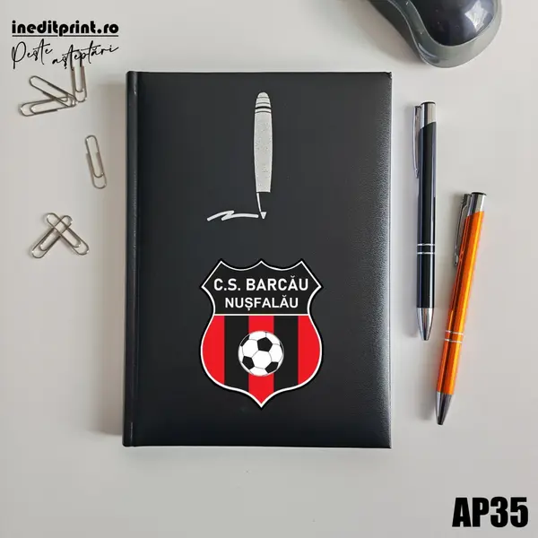 Agenda personalizata 2026 Sport AP35 NEDATATA H, NEGRU