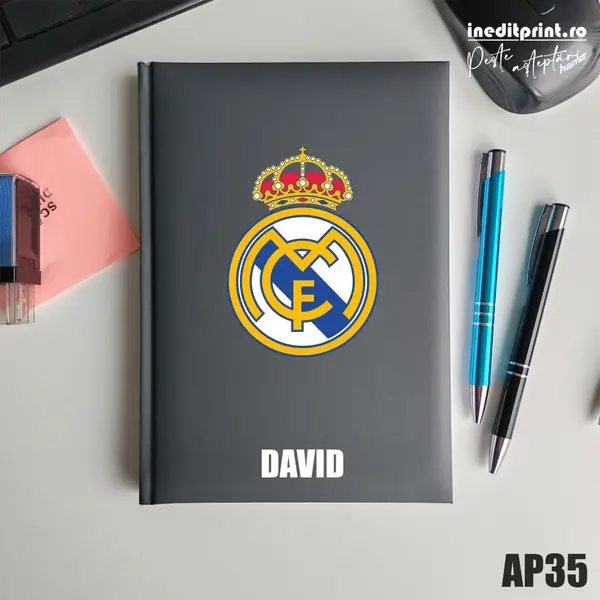 Agenda personalizata 2026 Sport AP35 NEDATATA RT, Gri