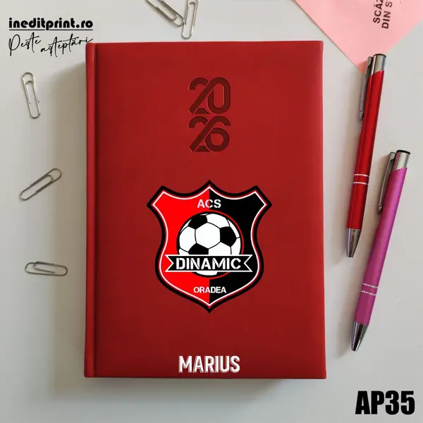 Agenda personalizata 2026 Sport AP35 STANDARD HT2, Rosu