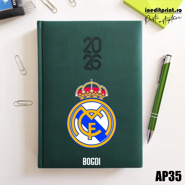 Agenda personalizata 2026 Sport AP35 STANDARD HT2, Verde