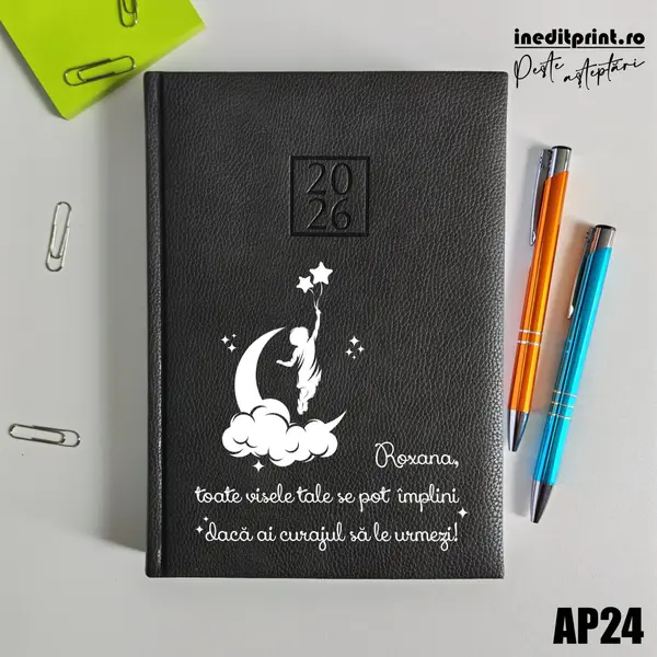 Agenda personalizata 2026 Visele tale AP24 DELUXE H, Edolo Maro