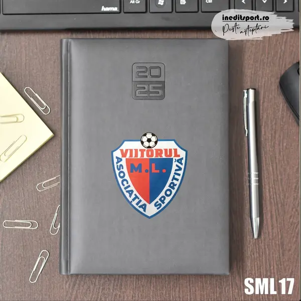 Agenda personalizata A.S. Viitorul M.L. SML17 DELUXE PREMIUM, ALBASTRU BARD