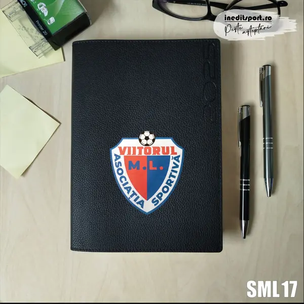 Agenda personalizata A.S. Viitorul M.L. SML17 NEGRU LORETO, DELUXE PREMIUM