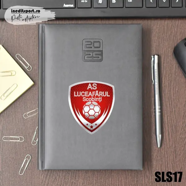 Agenda personalizata AS Luceafarul Scobinti SLS17 GRI INCHIS, STANDARD HT2