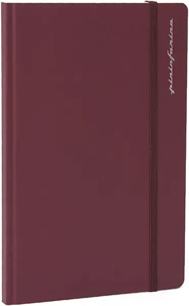 Agenda Pininfarina Notes - Vișiniu, 64 foi, pagini cu puncte