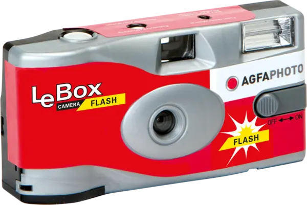 Agfaphoto LeBox, ISO 400, 27 declansari, Flash, Aparat foto compact, aparat foto de unica folosinta