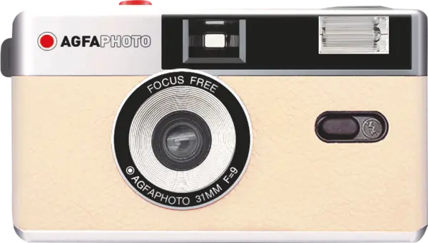 Agfaphoto Reusable Camera 35mm BEIGE, Aparat foto analog, film