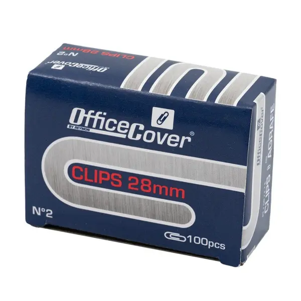 Agrafe birou Office Cover AS-02 RC2, metalice, 28 mm, argintii, cutie 100 bucati