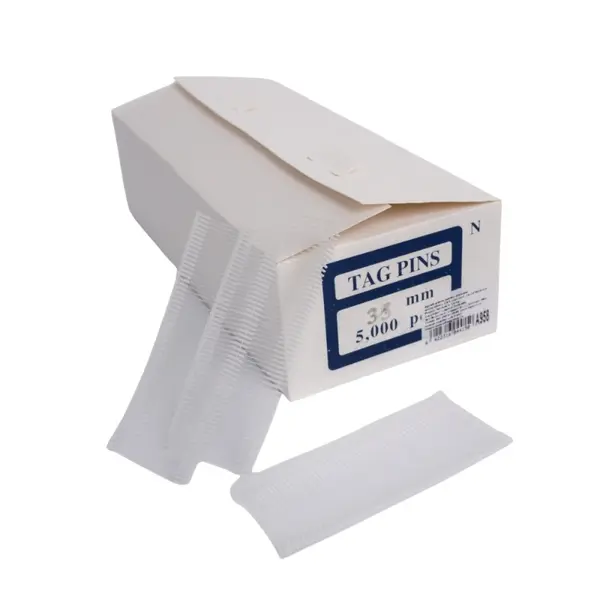 Agrafe plastic pentru etichetat textile 35 mm, standard, set 5000 fire