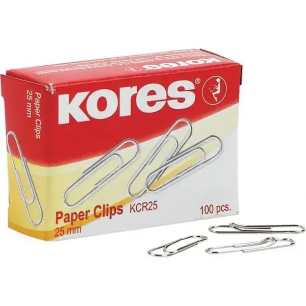 Agrafe zincate 25 mm 100/cutie Kores Agrafe zincate 25 mm 100/cutie Kores