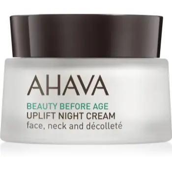 AHAVA Beauty Before Age crema de noapte cu efect lifting pentru fata, gat si piept