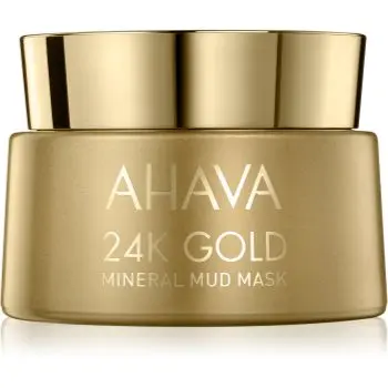 AHAVA Mineral Mud 24K Gold mască minerală de nămol cu aur de 24 de karate