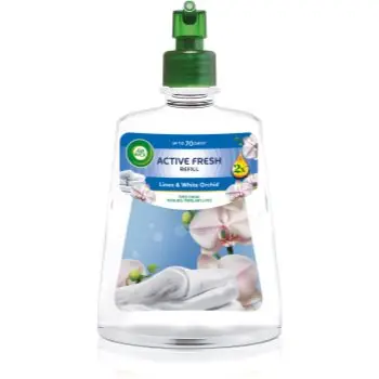 Air Wick Active Fresh Linen & White Orchid odorizant de camera rezervă