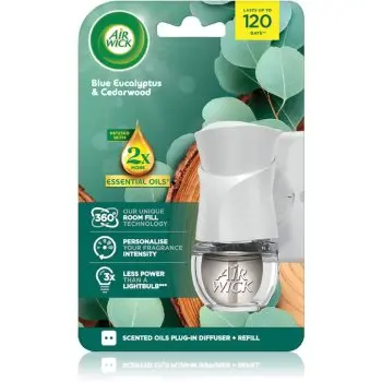 Air Wick Blue Eucalyptus & Cedarwood odorizant electric cu rezervã
