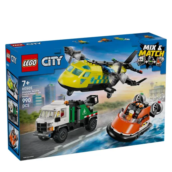 Airplane service truck & hovercraft remix 60505