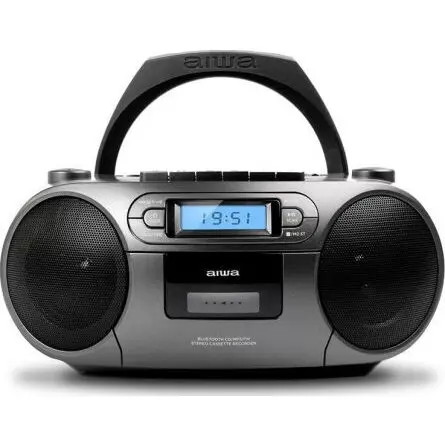 AIWA CD player Aiwa BBTC-550MG Portable Black, Silver