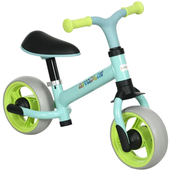 AIYAPLAY Bicicletă fără Pedale pentru Copii. Bicicletă pentru Copii cu Șa Reglabilă și Roți EVA, 66.5x34x47 cm, Multicolor | Aosom Romania