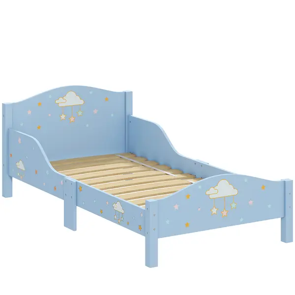 AIYAPLAY Pat Montessori pentru Copii 3-6 Ani Model Nor pentru Camera Copilului, 146 x 76,5 cm, Albastru | Aosom Romania