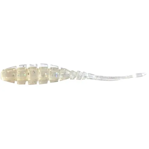 Aji Worm Naf Naf 5cm Clear Rainbow Glitter