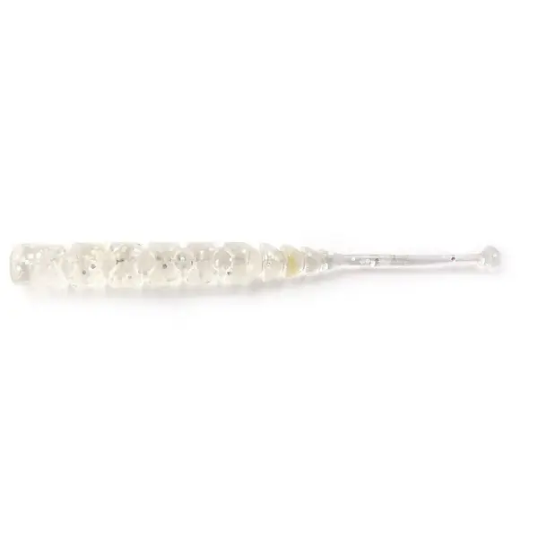 Aji Worm Plu-Plu 5cm Clear Rainbow Glitter