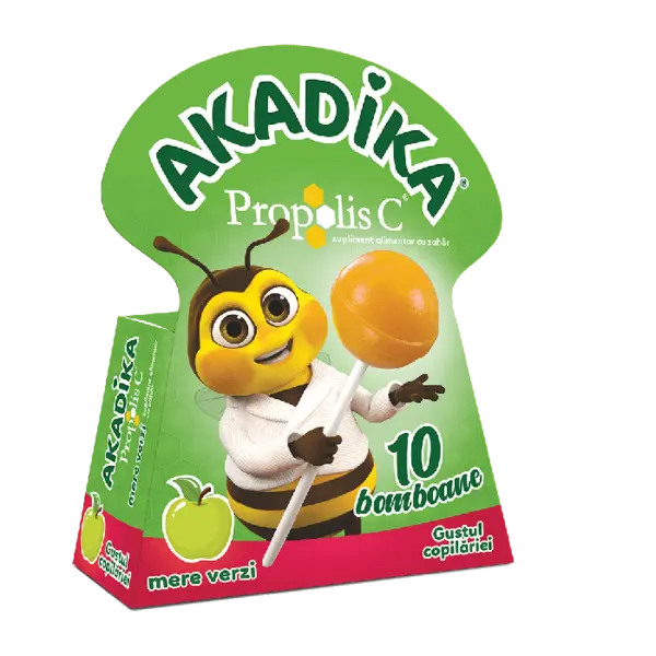Akadika Propolis C mere verzi, 10 acadele, Fiterman